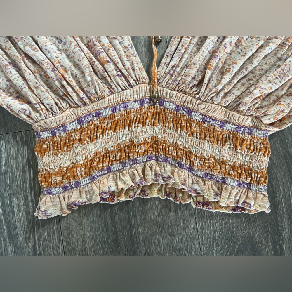 Free People Multicolor Crop Top - Picture 9 of 11